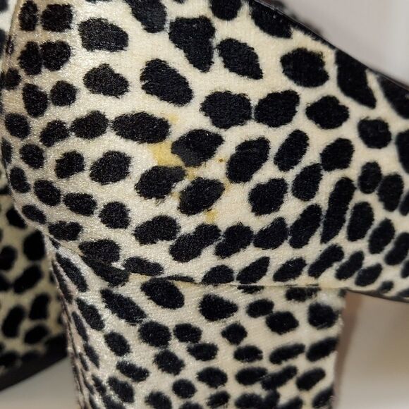 Vintage Doll Factory Animal Print Heeled Loafer 8 - Picture 5 of 12